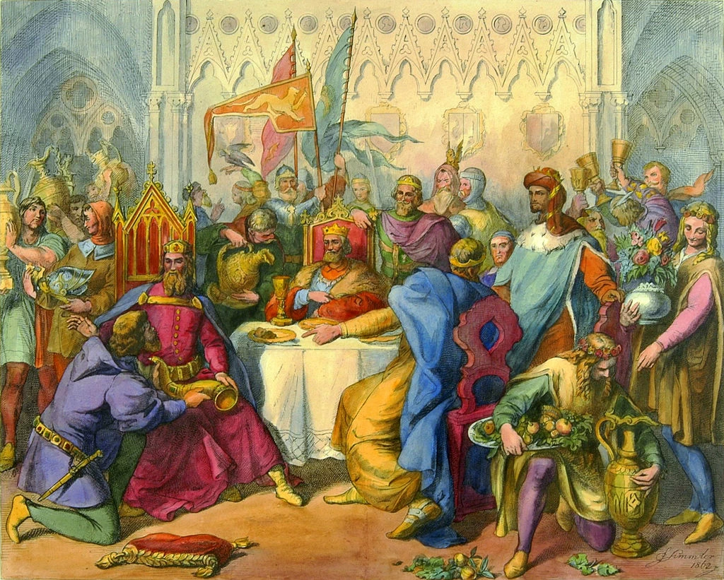 Banchetto da Mikołaj Wierzynek a Cracovia, 1364